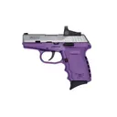 SCCY INDUSTRIES CPX-2 9mm 3.1" 10rd Pistol w/ Crimson Trace Red Dot - Stainless | Purple - Sccy Industries
