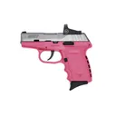 SCCY INDUSTRIES CPX2-TT 9mm 3.1" 10rd Pistol w/ Crimson Trace Red Dot - Stainless / Pink - Sccy Industries