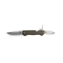 BENCHMADE 317 Weekender Slip Joint Knife - 2-Blade w/ Bottle Openinger - OD Green Micarta Handles - Benchmade