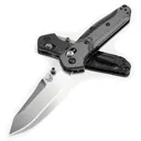 BENCHMADE 945-2 Mini-Osborne Folding Knife 2.92" Plain Blade - Carbon Fiber Handles - Benchmade
