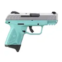 RUGER Security-9 Compact 9mm 3.42" 10rd Pistol - Silver / Turquoise - Ruger