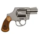 ROCK ISLAND 206 Spurless 38 Special 2" 6rd Revolver - Nickel | Wood - Rock Island Armory