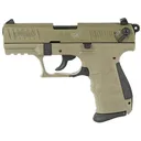 WALTHER ARMS P22 22LR 3.42" 10rd Pistol - CA Compliant - FDE - Walther Arms