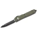 MICROTECH KNIVES D/E OD Green Full Serrated Black - Microtech