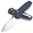BENCHMADE Mini-Barrage AXIS Assisted Folding Knife 2.91" Drop Point Plain Blade - Blue Canyon Handle - Benchmade
