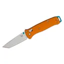 BENCHMADE Bailout AXIS Folding Knife 3.38" Tanto Plain Blade - Orange Grips (2023 Shot Show) - Benchmade
