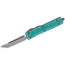 MICROTECH KNIVES UTX-70 Bounty Hunter AUTO OTF 2.41" Apocalyptic Tanto Blade | Green Aluminum - Microtech