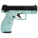 TAURUS TX22 22LR 4" 10rd Pistol - Black / Cyan Splatter - Taurus