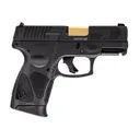 TAURUS G3C 9mm 3.2" 12+1 Pistol - Gold PVD Barrel / Black - Taurus