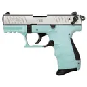 WALTHER ARMS P22 22 LR 3.42" 10rd TB Angel Blue/Nickel - Walther Arms