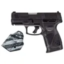 TAURUS G3C 9mm 3.26" 12rd Pistol w/ MFT Flag Holster - Black - Taurus