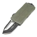 MICROTECH KNIVES Exocet T/E 1.98" OD Green Standard Black Tanto - Microtech