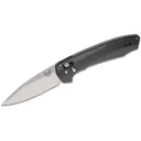 BENCHMADE Arcane AXIS Assisted Flipper Knife 3.2" Drop Point Blade w/ Black Aluminum Handles - Benchmade
