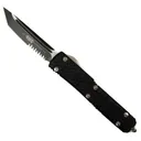 MICROTECH KNIVES 123-2 Ultratech T/E OTF Auto Knife, Black Combo Bl - Microtech