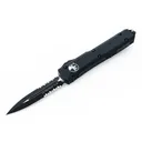 MICROTECH KNIVES Ultratech D/E Black Partial Serrated - Microtech