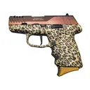 SCCY INDUSTRIES DVG-1 9mm 3.1" 10rd Pistol | Copper Slide + Leopard Grips - Sccy Industries