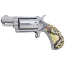 NAA ANTIVENOM 22 WMR 1.1" 5rd Mini Revolver - Stainless w/ Snake Grips - North American Arms