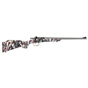 KEYSTONE Crickett 22LR 16.125" Single Shot Bolt Rifle - Stainless w/ One Nation US Flag Stock - Keystone