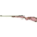 KEYSTONE Crickett 22 LR 16.1" Single Shot Bolt Rifle - Mossy Oak Pink Blaze / Stainless - Keystone