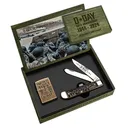 CASE KNIVES D Day 80th Anniv 3.25"/3.27" ClipPnt/Spey Antique - Case