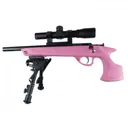 KEYSTONE Crickett Pkg-22LR Pink Pkg-Mnt,Scp,Bipod, Case Blu - Keystone