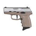 SCCY INDUSTRIES DVG1 9mm 3.1" 10rd Pistol - Stainless / Tan - SCCY Industries