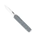 COMBRATEC Small Enforcer M390 OTF Knife 2.25" Plain Blade - Grey Textured Grip - Cobratec