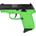 SCCY INDUSTRIES CPX-2 9mm 3.1" 10rd Optic Ready Pistol - Black / Lime Green - SCCY Industries