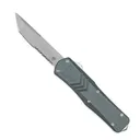 COBRATEC Large FS-X Grey Generation 3 Tanto Serrated - Cobratec