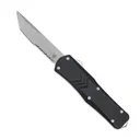 COBRATEC Large FS-X Black Generation 3 Tanto Serrated - Cobratec