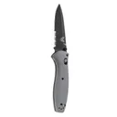 BENCHMADE Barrage 3.6" Drop Point Coated Serrated Edge - Benchmade