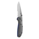 BENCHMADE Mini Griptilian 2.91" Sheepsfoot Serrated Satin - Benchmade