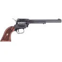 HERITAGE Rough Rider Small Bore 22 LR 7.5" 6rd Revolver - Fleur De Lis Engraved Wood Grip / Black - Heritage Manufacturing