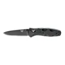 BENCHMADE Barrage Folding Knife 3.6" Drop Point Blade w/ Black Valox Handles - Benchmade