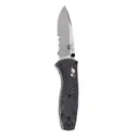 BENCHMADE Mini Barrage 2.91" Drop Point Serrated Edge Satin - Benchmade