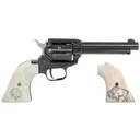 HERITAGE MANUFACTURING Rough Rider 22LR 4.75" 6rd Revolver - Black / Buffalo Engraved Grips - Heritage Manufacturing