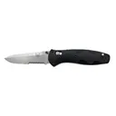 BENCHMADE Barrage 3.6" Drop Point Serrated Edge Satin Finish - Benchmade