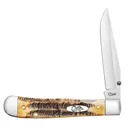 CASE KNIVES Case 6.5 Bonestag -Kickstart Trapperlock Belt Clip - Case Knives
