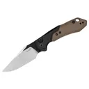 KERSHAW Launch 19 AUTO Folding Knife 3.3" Clip Point Blade | Black & Brown Aluminum Handles w/ G10 - Kershaw