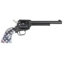HERITAGE MANUFACTURING Rough Rider 22LR 6.5" 6rd Revolver - Black American Flag Grips - Heritage