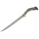 SILVER STAG KNIVES Alaskan Fillet 9" D2 Steel Fillet Blade | Antler Handles - Silver Stag Knives