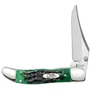 CASE KNIVES Pocket Worn Bermuda Grn Bone-Peach Seed Jig - Case Knives