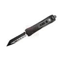 COBRATEC FS1 Tanto Serrated Black Handle - Cobratec