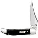 CASE KNIVES Kickstart Smooth Black Canvas Lam Mid-Fold Hunter - Case Knives