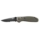 BENCHMADE Mini Griptilian 2.91" Coated Finish Serrated Edge - Benchmade
