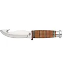 CASE KNIVES Mushroom Cap Leather Hunter Gut Hook - Case Knives