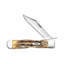 CASE KNIVES Jigged 6.5 Bonestag Cheetah Knife 4.38" Closed - Case Knives