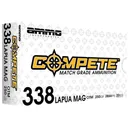 AMMO INC 338 Lapua Mag 250Gr BTHP Match HP 20rd - Ammo Inc