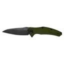 KERSHAW KNIVES Bareknuckle Olive Blackwash 3.5" Drop Point - Kershaw Knives