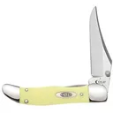CASE KNIVES Kickstart Assisted Mid-Folding Knife w/ Clip 4" closed - Yellow / Stainless - Case Knives